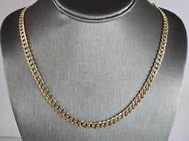 Authenticity Guarantee 
Vintage Estate 14K Yellow Gold Chain Necklace 20.2g E... - £2,000.58 GBP
