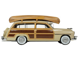 1949 Mercury Woodie Miami Cream w Yellow Woodgrain Sides Green Interior w Kayak - £88.52 GBP