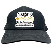 ADULTING DO NOT RECOMMEND FUNNY Trucker Cap Foam Baseball Cap Hat Mesh H... - €11,13 EUR ADULTING DO NOT RECOMMEND FUNNY Trucker Cap Foam Baseball Cap Hat Mesh H... - €11,13 EUR