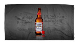Budweiser Bottle Beer Beach Bath Towel Swimming Pool Holiday Gym Vacation Gift - £18.07 GBP+