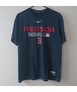 T Shirt Nike Dri Fit BSBL Boston Red Sox MLB Authentic Collection Size L... - £11.75 GBP
