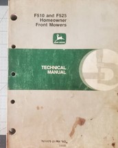 John Deere  TM1475 Technical Manual for Homeowner Front Mowers 1992 - $51.43