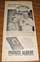 1956 Print Ad Prince Albert Tobacco Carpenter &amp; Painter Smoke Pipe - £8.30 GBP