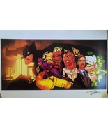 An original Batman color Poster Autographed by Charles Holbert Jr.  - $81.99 CAD