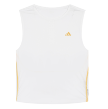 adidas Adizero Running Tee Women&#39;s Sports Tank Training White AsiaFit NW... - $35.91