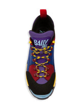 Bally Hike 2 Low top Sneakers Shoes Calf Rubber Deep Red Swiss US 10 New GL24086 - £195.46 GBP