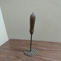 Antique POTATO MASHER Early Kitchen Tool Wood Handle Primitive Americana  - £14.70 GBP