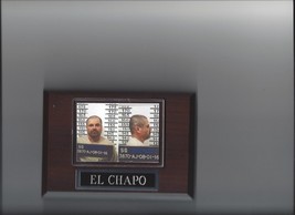 El Chapo Mug Shot Plaque Mexico Organized Crime Drug Cartel Guzman - £3.88 GBP