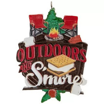 Christmas Shoppe Outdoors and S&#39;mores Christmas Ornament - £12.61 GBP