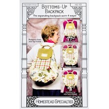 Bottoms Up Backpack PATTERN HS113 by Homestead Specialties 4 Different Looks - £6.24 GBP