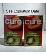 2PK Cure Hydrating Electrolyte Drink Mix ~ 6 Packs EA ~Strawberry Kiwi~ - $20.00