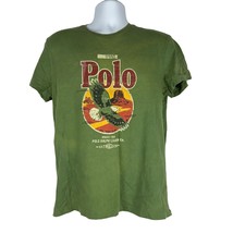 Polo by Ralph Lauren Men&#39;s Short Sleeved Crew Neck T-Shirt Size M Green - £13.11 GBP