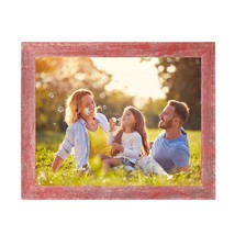 12��� X 12���  Rustic Farmhouse Red Wood Frame - £60.40 GBP