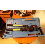 Thomas &amp; Betts Hydraulic Crimping Tool w/ Case TBM14M &amp; 7 Dies Used Working - $863.25