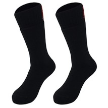 Thermal Insulated Socks for Men Seamless Toe Reinforced Heel Shoe Size 8-11.5 - £5.98 GBP