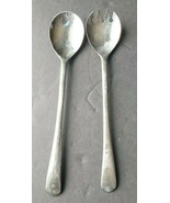 Raimond Italy Silver Plate Salad Serving Fork &amp; Spoon  - £17.17 GBP
