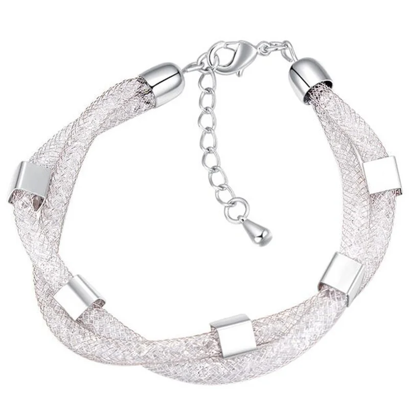 Jewellery Hot Sale Crystal from Austrian Mesh Net Wrapped Bracelet Fashi... - £18.63 GBP