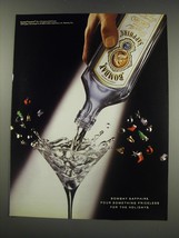 1991 Bombay Sapphire Gin Ad - Pour something priceless for the holidays - £14.78 GBP