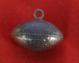 Vintage Miniature Brass Football Pendant - £10.71 GBP