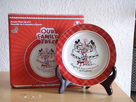 Disney Our Family Tree 4pc. Dessert Plate Set - $40.00