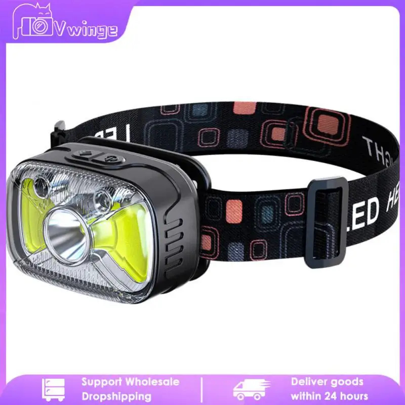 Adjustable Head Lamp Rechargeable Led Headlamp Camping Fishing Light - £16.50 GBP
