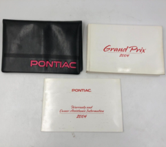 2004 Pontiac Grand Prix Owners Manual Handbook Set with Case OEM L04B29025 - £15.50 GBP