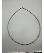 Stainless Steel Omega Necklace 18” - £11.93 GBP