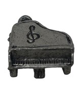 VTG Grand Piano Engraved Musical Note For Charm Bracelet - £39.41 GBP