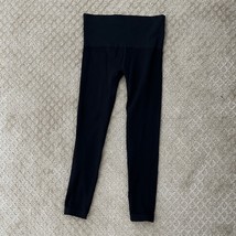 SPANX Look At Me Know Seamless Very Black Leggings Large - $39.99