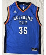 Adidas Oklahoma City Thunder Kevin Durant Jersey Youth Large Blue #35 NBA - $25.00