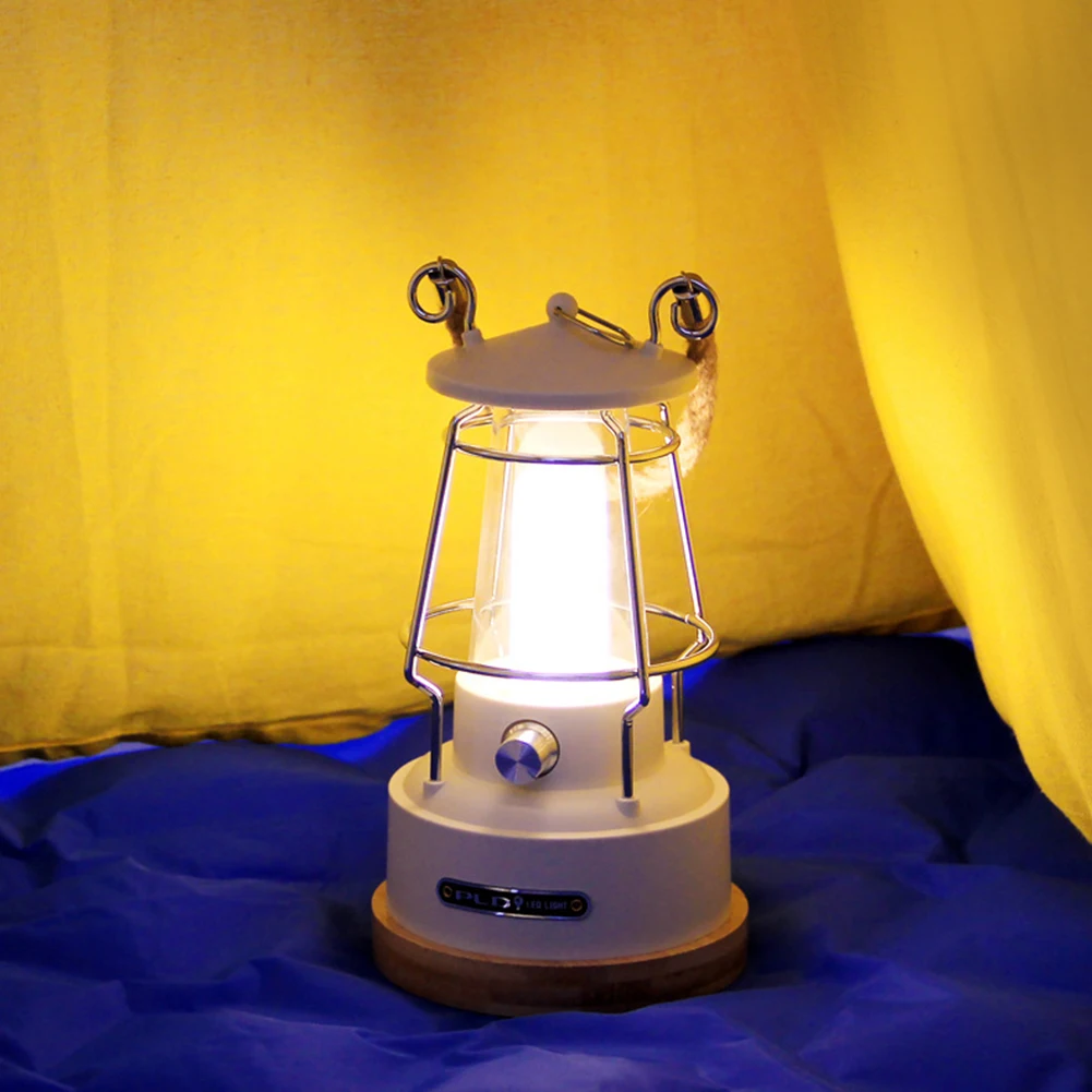 Retro camping lantern waterproof camping lights for outdoor recreations thumb200