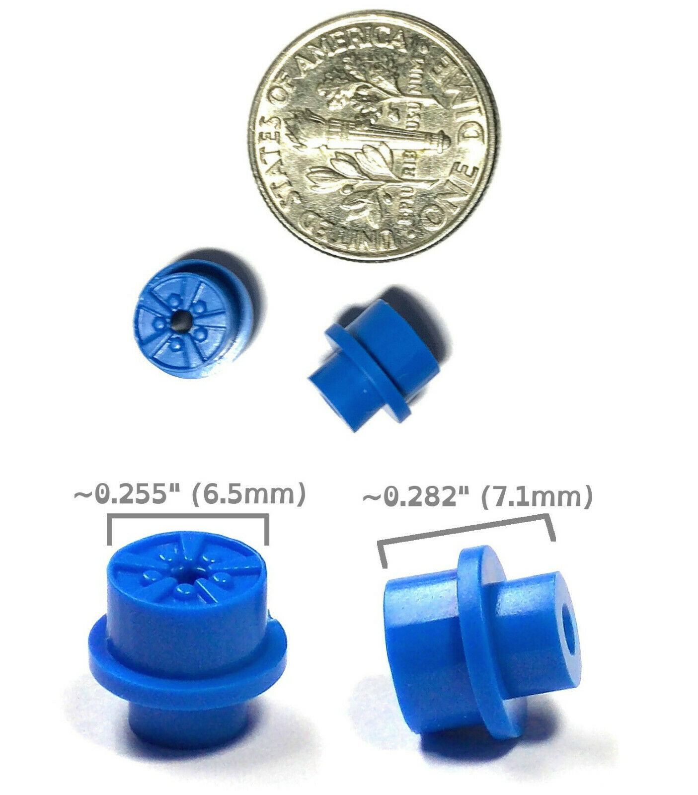 2pc BTO Newly Made Aurora T-Jet Thunderjet HO Slot Car Large Size Wheels... - $1.49