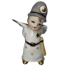 Vintage Arnat Japan Ceramic British Police Angel Bobby Policeman Boy Kit... - $437.64 MXN