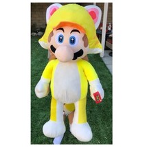 44 Inch Super Mario Bros. Mario Yellow Cat Suit Plush Toy Jumbo Nintendo NEW - £149.47 GBP