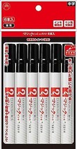 Teranishi Magic Ink Permanent Pen No.500 Fine Writing Medium Black 6 M500-T1-6P - £15.18 GBP