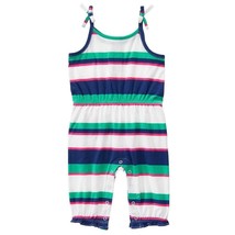 NWT Gymboree Tiny Paradise Baby Girls Striped Sleeveless Romper Sunsuit ... - £7.16 GBP
