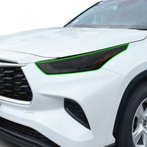 Fits Toyota Highlander 2020-2023 Head Light Precut Smoked PPF Tint Headl... - $39.99