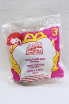 ORIGINAL Vintage 1998 McDonald&#39;s Animal Kingdom Gorilla and Baby - £11.65 GBP