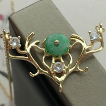 Certified natural A grade jade Light green Jadeite fine lucky pendant 1620 - $18.99