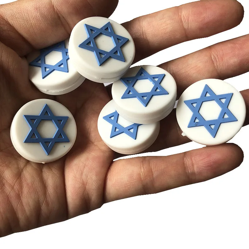 5pcs NEW Israel Flag Tennis Racket Damper Shock Absorber to Reduce Tenis Racquet - £81.76 GBP