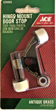 Ace Antique Brass Metal Hinge Pin Door Stop, Adjustable - $2.99