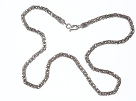 22.5&quot; Heavy Vintage Sterling Byzantine necklace - £183.16 GBP