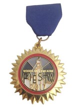 2017 San Antonio Fiesta Medal Woodlawn Theatre Sunburst - $17.81