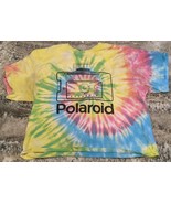 Polaroid Juniors M Medium Ladies Rainbow Tie Dye T-Shirt Short Sleeve Ye... - £9.39 GBP