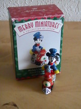 1998 Disney Hallmark Merry Miniatures Mickey’s Locomotive  - £6.25 GBP