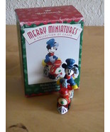 1998 Disney Hallmark Merry Miniatures Mickey’s Locomotive  - £6.27 GBP