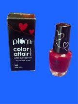 PLUM Color Affair Nail Polish in Ruby Wine  5 ml 0.17 FL OZ NIB - $9.89