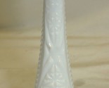 Anchor Hocking White Milk Glass Bud Vase Stars &amp; Bars - $14.84