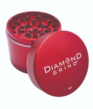 2021 Diamond Grind Herb and Spice Grinder 56mm (2.25&quot;) Silver/Anodized Colors! - £31.89 GBP