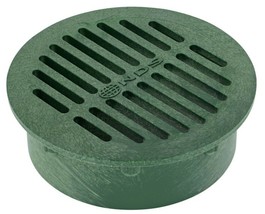 NDS 6 in. Plastic Round Drainage Grate in Green - $8.95